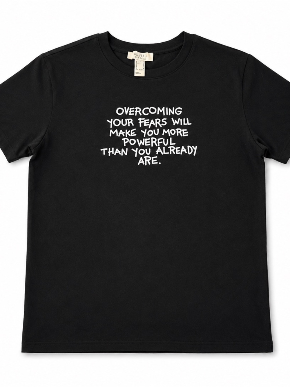 Forever 21 With Purpose Black Motivational Quote Graphic Tee Women’s Medium